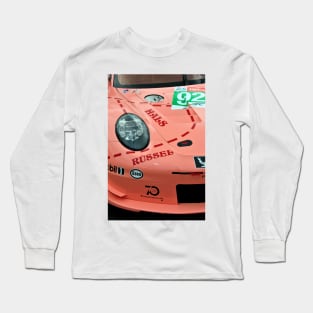 Pink Pig Germans Sports Motor Car Long Sleeve T-Shirt